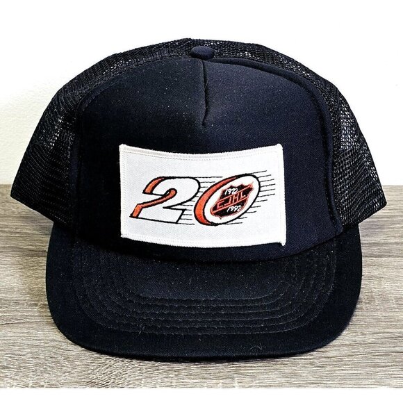 20th Anniverary CJHL Hockey 1972 - 1992 Hat Cap Adjustable Trucker  Snapback VTG - Picture 1 of 15